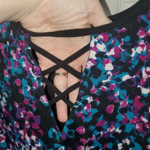 Lane Bryant Multicolor Maxi Dress - Picture 2 of 6